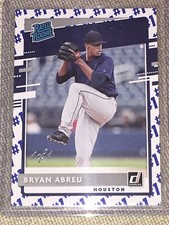 BRYAN ABREU 2020 Panini Donruss EMOJI Number One #1/1 HOUSTON ASTROS Rookie