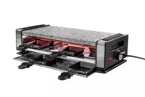 Unold 48760 Raclette Delice Basic 8 Personen XXL Naturstein-Grillplatte - Bild 1 von 21