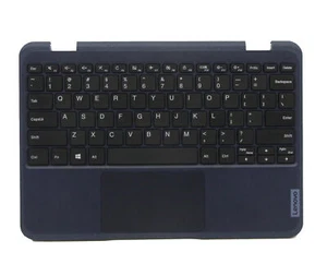 5M11C85684 New For Lenovo Windows 300w Gen 3 Palmrest US Keyboard Touchpad Blue - Afbeelding 1 van 2