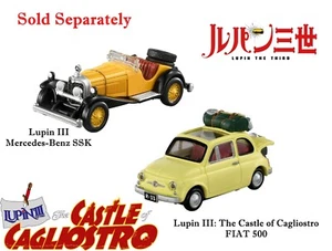 Tomica FIAT 500 Mercedes-Benz SSK Anime Film Lupin III: The Castle of Cagliostro - Picture 1 of 19