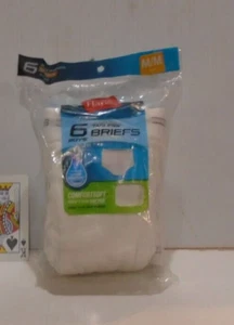 6/pack Hanes Boys Tagless Briefs Cool Comfort Underwear SIZEMED 10/12 - Picture 1 of 3
