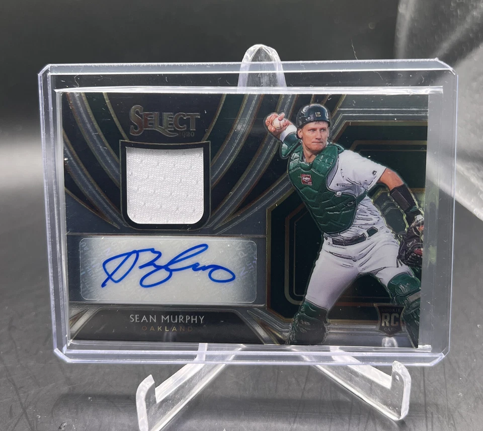 2020 Panini Select Sean Murphy Rookie Jersey Autographs SP #d 82/209 #RJA-SM RC - Image 1 of 3