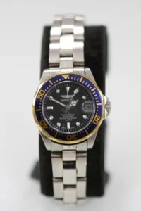 Invicta Professional Mujeres Reloj Plata Oro Inoxidable Cantidad 200m Fecha Gris - Imagen 1 de 6