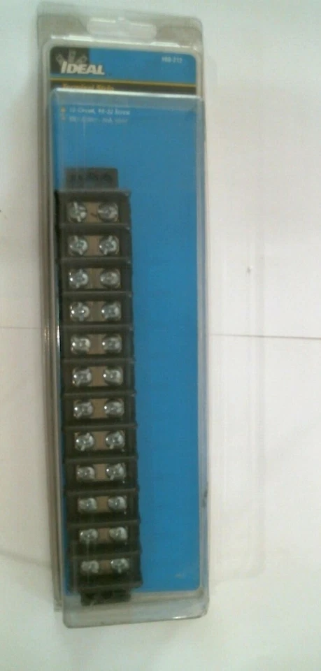 IDEAL #89-212 TERMINAL STRIP 12 CIRCUIT 30A 600V -FREE SHIPPING - Image 1 of 1