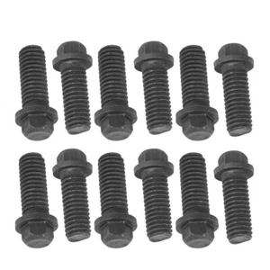 PFEEHBLSBK Proflow Header Bolts, Hex Head, M8 x 1.25 mm x 25mm Length, Steel Bla - Picture 1 of 1