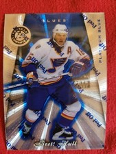 1997-98 Totally Certified Platinum Blue Hockey Brett Hull  🏒 Coating On #'d SP
