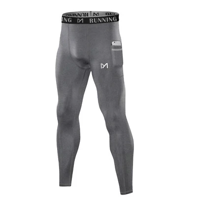 Herren Laufhose Tights Unterhosen Kompressions Hose Jogginghose Sporthosen Gym - Bild 1 von 4