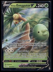 ALOLAN EXEGGUTOR V 005/078 POKEMON GO POKEMON (ULTRA RARE, NM) - Picture 1 of 2