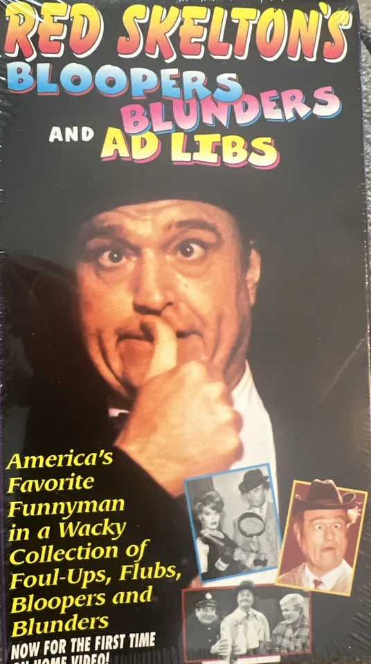 1994  Red Skelton's Bloopers, Blunders, & Ad Libs Sealed VHS - NEW SEALED! - Image 1 of 1