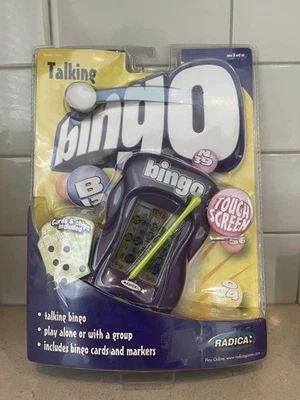 RADICA Talking Bingo Juego Portátil (Pantalla Táctil) SELLADO 2002 Foto 1 de 4