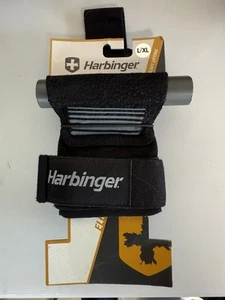Harbinger Weight Lifting Grips Black Size L/XL - Picture 1 of 4