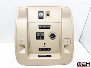 2015-2020 TAHOE YUKON ESCALADE ROOF OVERHEAD DOME CONSOLE MAP GARAGE BEIGE OEM - Picture 1 of 9