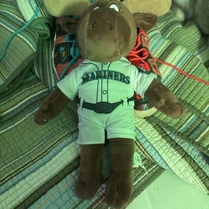 Mariners Baseball Mascotte Alce Peluche 12" Seattle FOCO - Foto 1 di 6