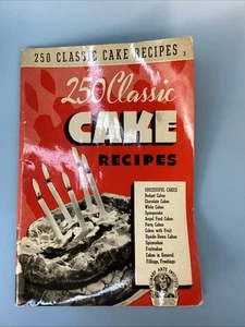 1940 Culinary Arts Cookbook 250 Classic Cake Recipes no 3 - Picture 1 of 3