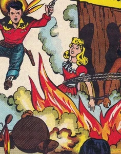 KID COWBOY 11 (1953) Burning Bondage Cover; RARE: only 5 CGCs; G/VG 3.0 - Picture 1 of 3