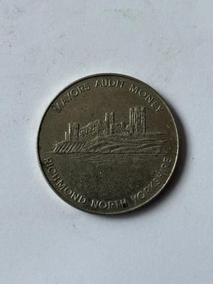 Old, Mayors Audit Money , Richmond, North Yorkshire Token. - Image 1 of 2