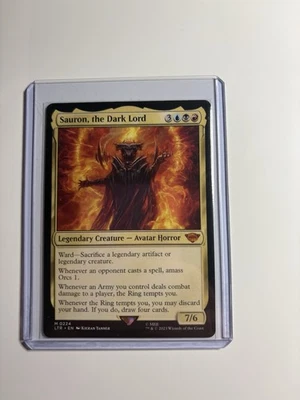 Sauron, the Dark Lord #224 (NM) Lord of the Rings LTR Magic MTG - Image 1 of 2