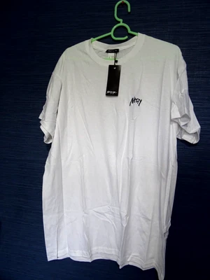 large white NASTY GAL you heard relaxed tee pit to pit 22 inches new - Image 1 of 4