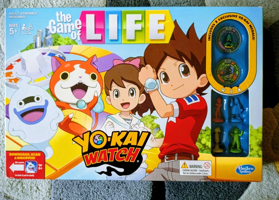 YOKAI WATCH - The Game of Life - Board Game - with Working Yokai Watch  - VGC - Image 1 of 4