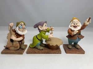Figura Blancanieves Dopey, Happy & Doc Enesco 65 Aniversario Disney - LEER - Imagen 1 de 13