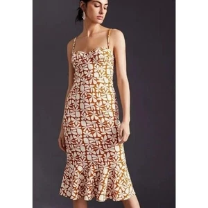 Hutch Anthropologie Dress XS Jolie Sweetheart Floral Midi Fairy Sweetheart NEW - Picture 1 of 9