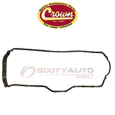 Crown Automotive Engine Oil Pan Gasket for 1965-1973 Jeep J-2500 4.2L L6 - vd Foto 1 de 4