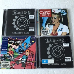 Blink 182 CDs Rare 90s 00s Punk Rock Australian Tour Edition Greatest Hits x4 - Picture 1 of 12