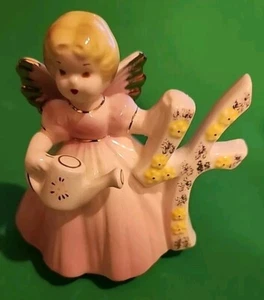 Vintage Josef Original Birthday Girl Angel 4 Years Figurine. Signed On Bottom - Picture 1 of 10