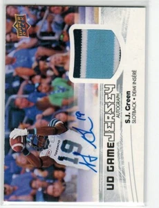 2018 Upper Deck CFL Autograph Jersey SJ Green Toronto Argonauts Auto 3clr Auto - Foto 1 di 1