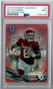 2022-23 Bowman's Best University Dillon Gabriel Red Insert Card /10 PSA 9 Mint - Picture 1 of 2