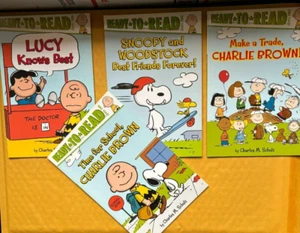 Ready to Read Level 2 Peanuts Charlie Brown - 4 Books by Charles Schulz - Imagen 1 de 1