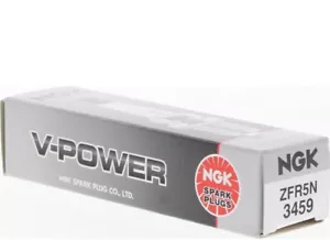 NGK "V-POWER" 3459 ZFR5N Spark Plugs for 1999-2004 Jeep Grand Cherokee 4.0L L6 - Foto 1 di 1