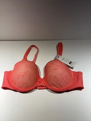 Vanity Fair Pink Lace Full Coverage Underwire Bra Style # 75336 Size 38D NWT - Image 1 of 4