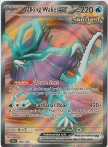 Pokemon TCG - Walking Wake ex 189/162 - Temporal Forces - Full Art Rare Card - Picture 1 of 1