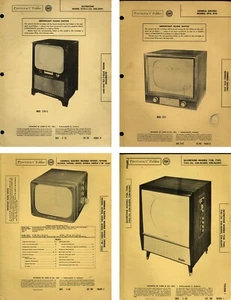 Sam's Photofact Folders (4) for TVs See Description for detailed list PFAX17 - Picture 1 of 5
