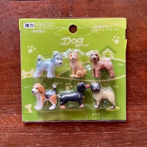 MIDORI Mini Magnet Hund Muster B 6 Stück - Bild 1 von 8