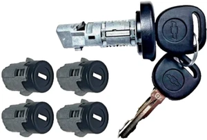 Chevy Express Van 10-14 OEM Ignition & 4 Door Lock Cylinders W/2 Chevy Logo Keys - Picture 1 of 2