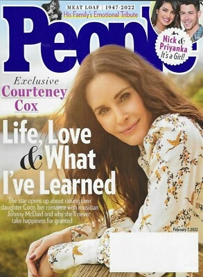 People Magazine Courteney Cox Meatloaf Mikaela Shiffrin Macklemore Super Bowl  - Image 1 of 4