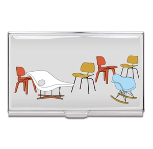 Estuche para tarjeta de visita ""Eames Chairs"" de colección ACME Studio CHARLES AND RAY EAMES NUEVO - Imagen 1 de 2