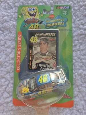 Jimmie Johnson #48 NASCAR Vintage 2003 Spongebob ULTRA SERIES 1/64 DieCast New - Image 1 of 2