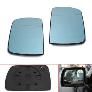 2pc Spiegelglas Links Rechts Außenspiegel Blau Spiegel Glas für BMW X5 E53 99-06 - Imagen 1 de 9