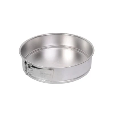 Springform Ø26 cm Classic Backform mit Flachboden runde Kuchenform aus Weißbl... - Bild 1 von 4