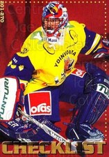 1999-00 Finnish Cardset #201 Tom Draper, Checklist