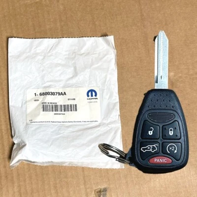 NUEVO OEM ELECTRÓNICO 5 BOTONES MANDO A DISTANCIA LLAVERO 2006-2014 DODGE DURANGO AVENGER Foto 1 de 4