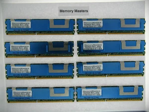 495604-B21 64GB (8X8GB) PC2-5300 FBDIMM HP ProLiant BL460C, BL460C G5 TESTED - Picture 1 of 1