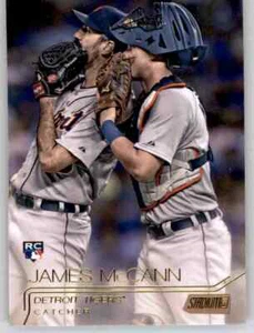 2015 Stadium Club Gold Foil James McCann Rookie RC Insert Parallel Tigers #70 - Bild 1 von 2