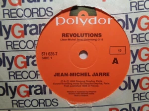 Jean-Michel Jarre "Revolutions" 1988 POLYDOR Oz 7" 45rpm - Picture 1 of 2