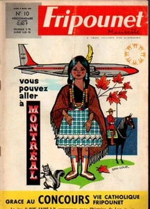 FRIPOUNET 1967 N° 10 09/03/1967 DéCOUPAGE MAISON POSTE VILLAGE BASQUE - Picture 1 of 2