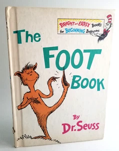 RareThe Foot Book by Dr. Seuss HC Bright and Early Book 1968 1st Edition F25 - Picture 1 of 16