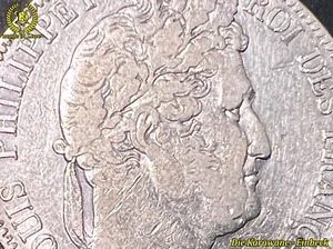 * RARE * France 5 francs silver 1840 - BB - Louis Philippe - preservation - Picture 1 of 8
